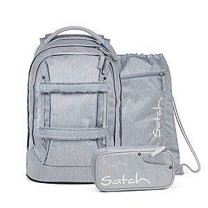 Satch Pack Schulrucksack Set Denim Blue von Satch