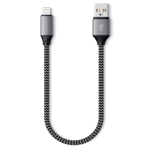 Satechi Apple iPad/iPhone/iPod Kabel [1x USB-A - 1x Lightning] 0.25m Grau, Schwarz von Satechi