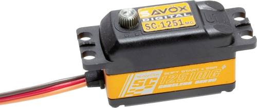 Savöx Low-Profile-Servo SC-1251MG+ Digital-Servo Getriebe-Material: Metall Stecksystem: JR von Savöx