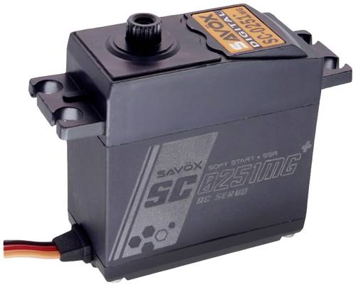 Savöx Standard-Servo SC-0251MG+ Digital-Servo Getriebe-Material: Metall Stecksystem: JR von Savöx