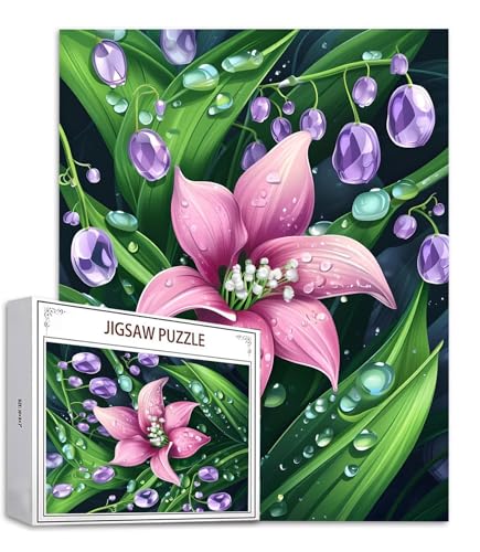 Blume Puzzle 1500 Teile Rosa Puzzle Erwachsene, Holzpuzzle Erwachsene, DIY Groß Puzzelmatten, Premium Quality Klassische Wooden Jigsaw, Holzpuzzle ab 14 Jahren für Jungen, Geschenke Mädche S-681 Blume Puzzle 1500 Teile Rosa Puzzle Erwachsene, Holzpuzzle Erwachsene, DIY Groß Puzzelmatten, Premium Quality Klassische Wooden Jigsaw, Holzpuzzle ab 14 Jahren für Jungen, Geschenke Mädche S-681 von Saweefog