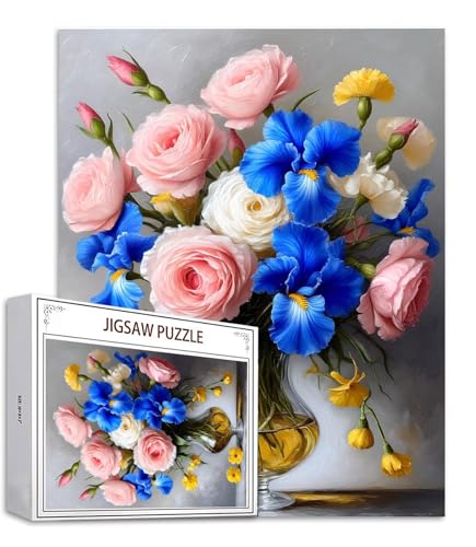 Blume Puzzle 5000 Teile Rose Puzzle Erwachsene, Holzpuzzle Erwachsene, DIY Groß Puzzelmatten, Premium Quality Klassische Wooden Jigsaw, Holzpuzzle ab 14 Jahren für Jungen, Geschenke Mädche S-699 Blume Puzzle 5000 Teile Rose Puzzle Erwachsene, Holzpuzzle Erwachsene, DIY Groß Puzzelmatten, Premium Quality Klassische Wooden Jigsaw, Holzpuzzle ab 14 Jahren für Jungen, Geschenke Mädche S-699 von Saweefog