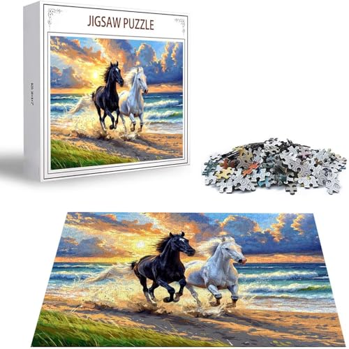 Puzzle 2000 Teile Strand Puzzle Erwachsene, Holzpuzzle Erwachsene Puzzelmatten, Mehrfarbig Holzpuzzle, Klassische Puzzles Pferd Wooden Jigsaw, Geschicklichkeitsspiel für die Ganze Familie S-394 Puzzle 2000 Teile Strand Puzzle Erwachsene, Holzpuzzle Erwachsene Puzzelmatten, Mehrfarbig Holzpuzzle, Klassische Puzzles Pferd Wooden Jigsaw, Geschicklichkeitsspiel für die Ganze Familie S-394 von Saweefog