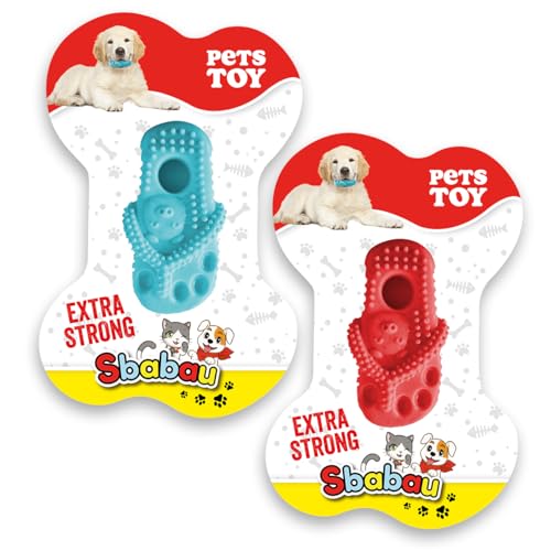 #sbabam Sbabau Slippers Pets Toy, Hundespielzeug Unzerstörbar zur Stärkung der Zähne, Weich und Robust, 2er-Pack, Interaktives Hundespielzeug Große Hunde und Kleine Hunde - Slippers von #sbabam