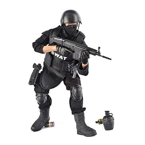 Scakbyer 30.5 cm Actionfiguren Militär Set, Maßstab 1/6 Actionfiguren Set mit Waffen und Zubehör - NB06 - Navy Seal Soldat - A von Scakbyer