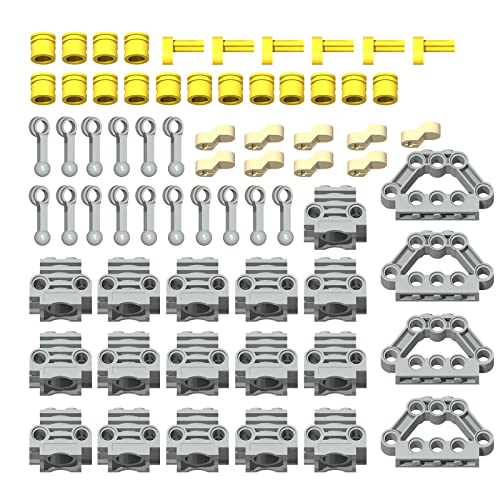 Scakbyer 67 Stück DIY Kurbelwelle Motor Verbindungsstange kompatibel mit Technic Car Series Parts von Scakbyer