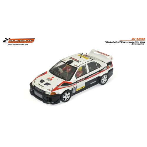 Scaleauto Mitsubishi Evo V Cup Version White/Black - R-Version AW von Scaleauto