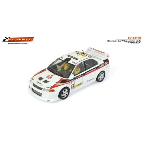 Scaleauto Mitsubishi Evo VI Cup Version White - R-Version AW von Scaleauto