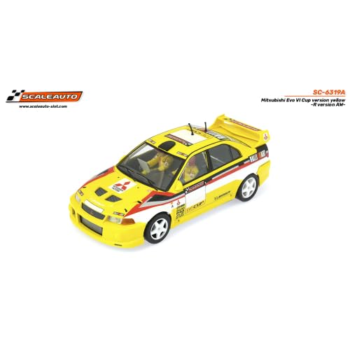 Scaleauto Mitsubishi Evo VI Cup Version Yellow - R-Version AW von Scaleauto