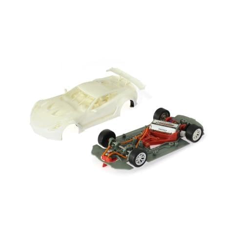 Scaleauto SC-6281 Callaway GT3 White Racing Kit Anglewinder In-Flex 2.0 Chassis von Scaleauto