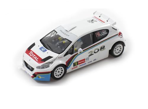 Unbekannt Scaleauto SC-6181R Peugeot 208 T16 Rally Ypres 2013 von Scaleauto