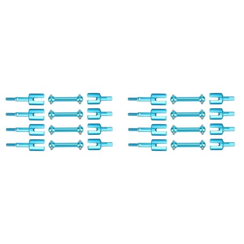 Scalewbin 8X Metall Antriebs Welle Hunde Knochen Schalengelenk Satz für TT01 TT-01 TT01D TT01E TT02 TT-02 1/10 RC Auto Upgrade Teile von Scalewbin