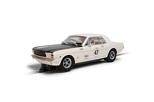 Ford Mustang, Bill und Fred Shepherd, Goodwood Revival, White/Black von Scalextric