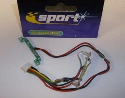 Greenhills Scalextric Accessory Pack Mark 1 Ford Escort LEDs & DPR Plug + Wiring W10895 New G2114 von Scalextric