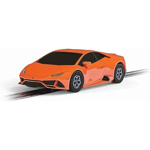 Micro Scalextric Lamborghini Huracan Evo Slotcar, orange von Scalextric