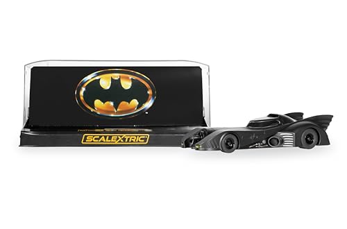 Scalextric C4492 1:32 Batmobile 1989 HD - Slotcar, Rennbahn, Auto für Rennbahn, Rennbahnauto, Rennbahn, Kinderspielzeug, Zubehör für Rennbahnen von Scalextric