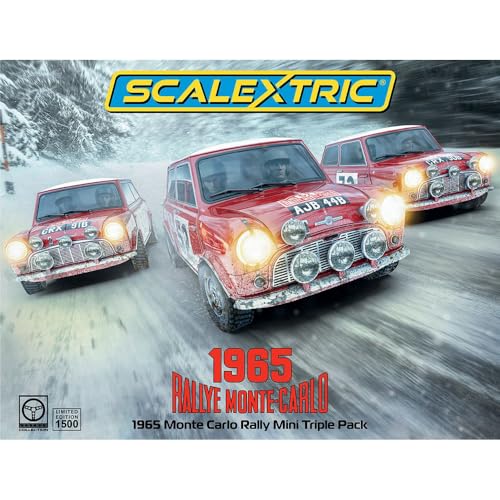 Scalextric 1965 Monte Carlo Rally Mini - Triple Car Pack von Scalextric