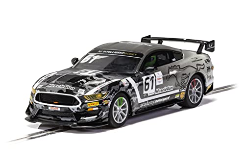 Scalextric C4221 Ford Mustang GT4 - Academy Motorsport 2020, Schwarz von Scalextric