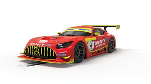 Scalextric C4332 1:32 M-AMG GT3 Evo 2022#4 HD - Slotcar, Rennbahn, Auto für Rennbahn, Rennbahnauto, Rennbahn für Kinder, Kinderspielzeug, Zubehör für Kinderrennbahnen von Scalextric