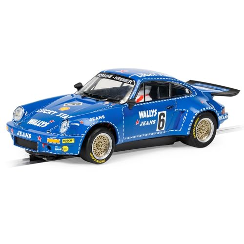 Scalextric C4398 1:32 Porsche 911 C. RSR 3,0 Wallys HD - Slotcar, Rennbahn, Auto für Rennbahn, Rennbahnauto, Rennbahn für Kinder, Kinderspielzeug, Zubehör für Kinderrennbahnen von Scalextric