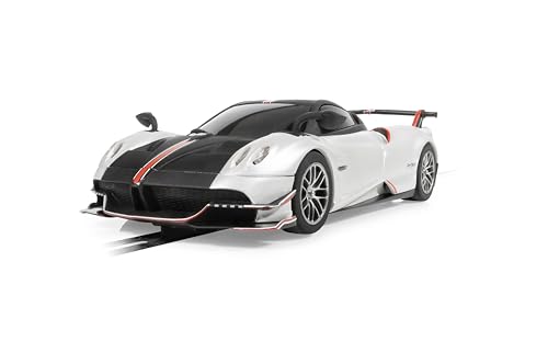 Scalextric C4399 1:32 Pagani Huayra BC Roadster P.WHI.SR - Slotcar, Rennbahn, Auto für Rennbahn, Rennbahnauto, Rennbahn, Kinderspielzeug, Zubehör für Rennbahnen von Scalextric