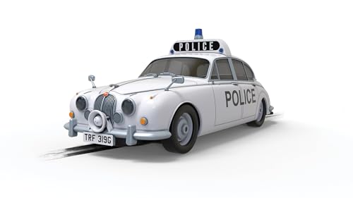 Scalextric C4420 1:32 Jaguar Mk.II Police Edition HD - Slotcar, Rennbahn, Auto für Rennbahn, Rennbahnauto, Rennbahn für Kinder, Kinderspielzeug, Zubehör für Kinderrennbahnen von Scalextric