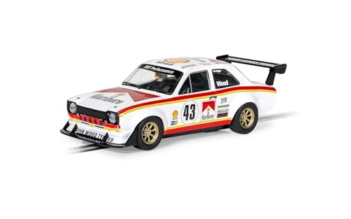 Scalextric C4421 1:32 Ford Escort Mk.1 RSR Wood HD - Slotcar, Rennbahn, Auto für Rennbahn, Rennbahnauto, Rennbahn für Kinder, Kinderspielzeug, Zubehör für Kinderrennbahnen von Scalextric