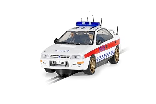 Scalextric C4429 Subaru Impreza WRX – Police Edition Autos – Straße und Rallye, Mehrfarbig von Scalextric