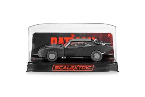 Scalextric Hornby Hobbies LTD C4442 Batmobil – The Batman 2022 Slot-Cars Street and Rally Film and TV, Schwarz, Maßstab 1:32 von Scalextric