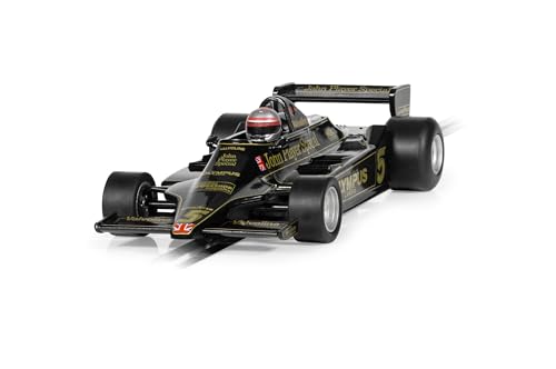 Scalextric C4494 1:32 Lotus 79#5 Andretti W.C. 1978 HD - Slotcar, Rennbahn, Auto für Rennbahn, Rennbahnauto, Rennbahn, Kinderspielzeug, Zubehör für Rennbahnen, Black von Scalextric