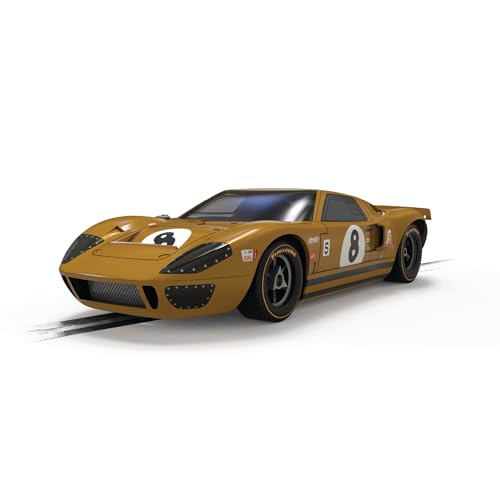 Scalextric Cars – C4495 Ford GT40 – BOAC 500 1968 – Drury/Holland – Spielzeug-Schlitzauto zur Verwendung Rennstrecken oder-Set – Geschenkideen für kleine Kinder für Jungen/Mädchen, Zubehör von Scalextric