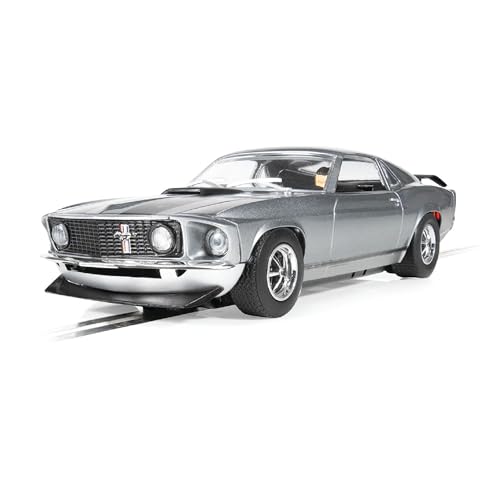 Scalextric Cars – C4497 John Wick Ford Mustang BOSS 429 – Spielzeug-Schlitzauto zur Verwendung Rennstrecken oder-Set – Geschenkideen für kleine Kinder für Jungen/Mädchen, Zubehör von Scalextric