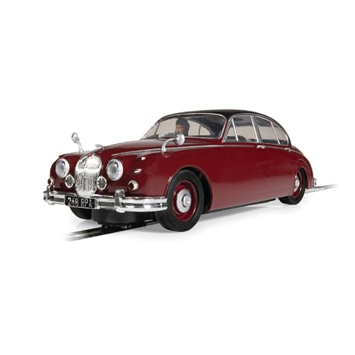 Scalextric C4502 1:32 Jaguar MK2 - Inspector Morse HD - Slotcar, Rennbahn, Auto für Rennbahn, Rennbahnauto, Rennbahn für Kinder, Kinderspielzeug, Zubehör für Kinderrennbahnen von Scalextric