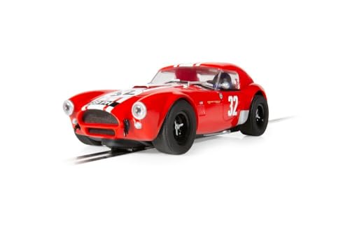 Scalextric Cars – C4528 Shelby Cobra 289 – Rot – 39PH – Spielzeug-Schlitzauto zur Verwendung Rennstrecken oder -Set – Geschenkideen für kleine Kinder für Jungen-Mädchen ab 3 Jahren von Scalextric