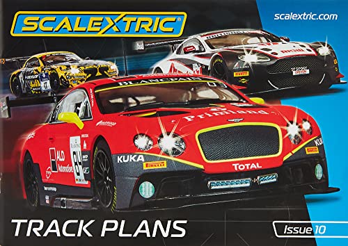 Scalextric C8334 Track Plan Book-10th Edition, Multi Colour von Scalextric