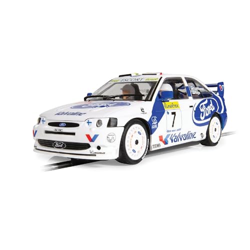 Scalextric Cars – C4513 Ford Escort WRC – Monte Carlo 1998 – Spielzeug-Schlitzauto zur Verwendung Rennstrecken oder -Set – Geschenkideen für kleine Kinder für Jungen-Mädchen von Scalextric