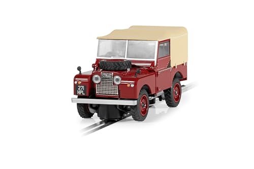 Scalextric Red C4493 Land Rover Series 1-Poppy Slot-Cars von Scalextric