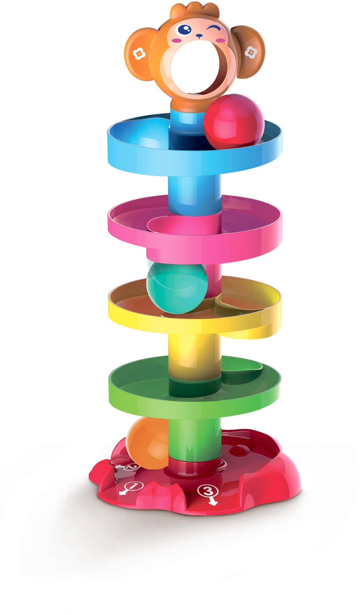 Scandinavian Baby Products Twisted Ball Tower Aktivitätsspielzeug, Babyspielzeug von Scandinavian Baby Products