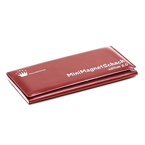 SchachQueen - Mini Magnet Schach 2.0 Reiseschach Dreifachklappbrett von SchachQueen