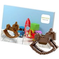 BRIXIES 220054 - Postkarte Schaukelpferd, 3D Konstruktionsbausatz aus Ministeinen, 70 Teile BRIXIES 220054 - Postkarte Schaukelpferd, 3D Konstruktionsbausatz aus Ministeinen, 70 Teile von Schäfer Toy Company GmbH