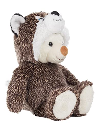 Schaffer knuddel mich! 5720 Plüsch Teddy Hoodiebär Husky Grau-beige von Schaffer