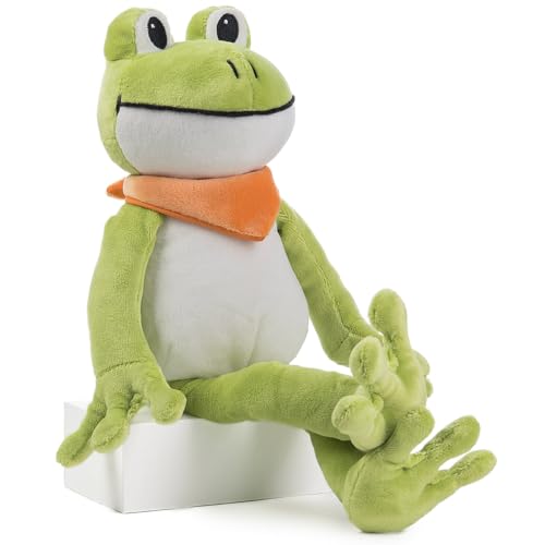 Schaffer 5733 Plüsch Frosch Quark Größe L-34cm von Schaffer