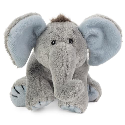 Schaffer 5180 BabySugar Blue Rudolf Collection Plüsch-Elefant, Blau, Größe XS 13 cm von Schaffer