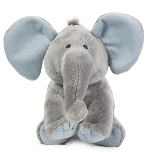 Schaffer 5183 BabySugar Blue Plüsch-Elefant, blau, Größe L 30 cm von Schaffer