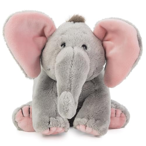 Schaffer 5192 BabySugar rosé Plüsch Elefant, Größe M 19 cm von Schaffer