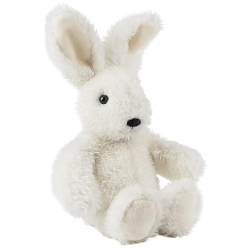 Schaffer Knuddel mich! 5711 Möhrchen Plüsch Hase, cremeweiß, Größe M 28 cm von Schaffer