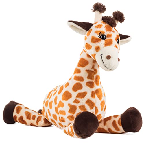 Schaffer 5563 Plüsch-Giraffe Bahati, Braun,Höhe - 36 cm von Schaffer