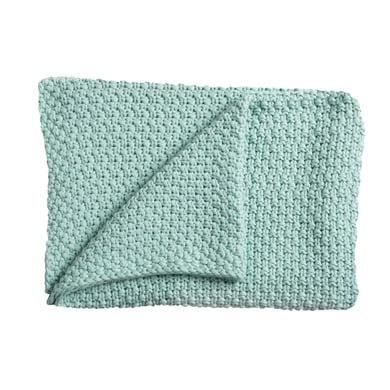 Schardt Baby-Strickdecke 75 x 100 cm mint von Schardt