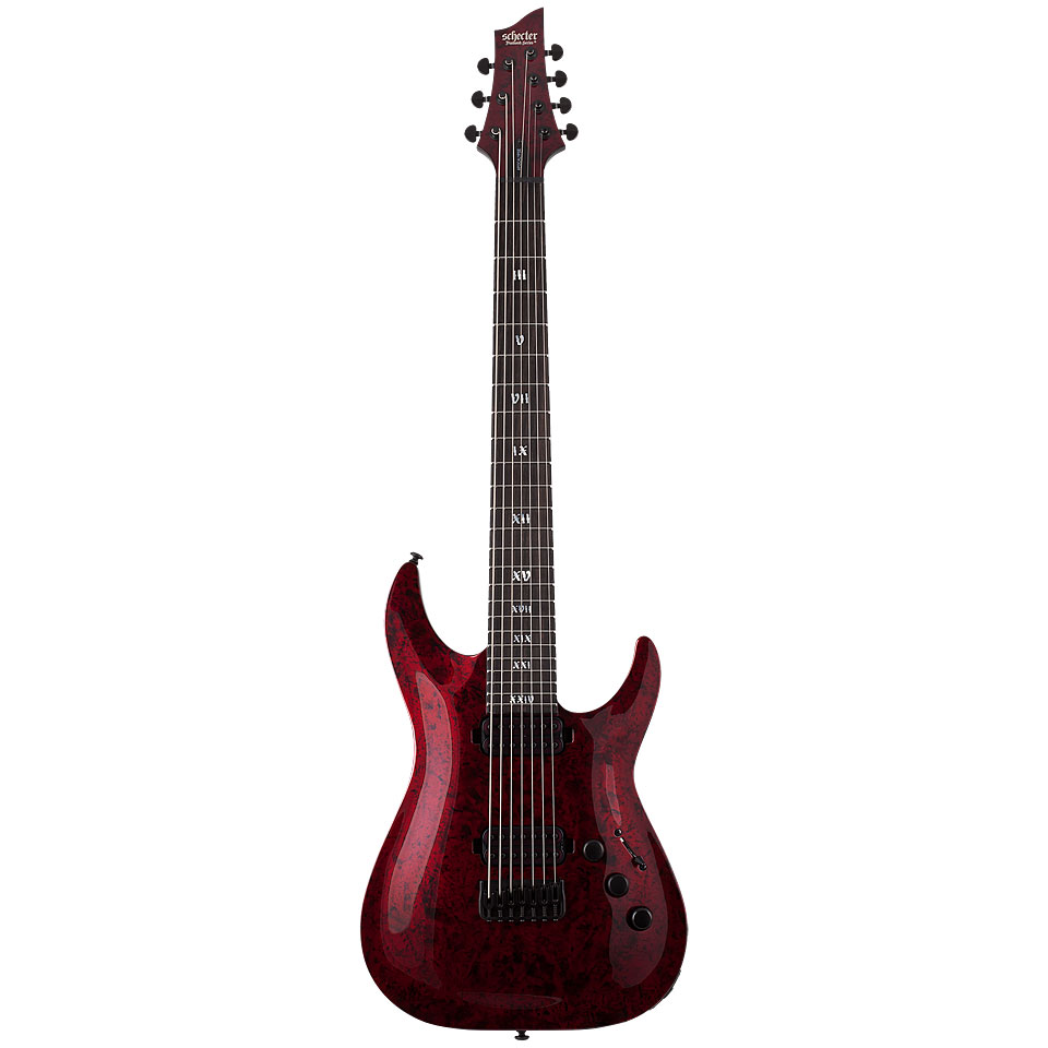 Schecter C-7 Apocalypse Red Reign E-Gitarre von Schecter