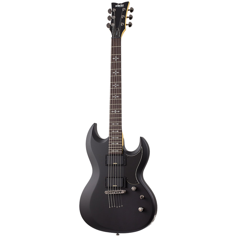 Schecter Demon S-II Satin Black E-Gitarre von Schecter